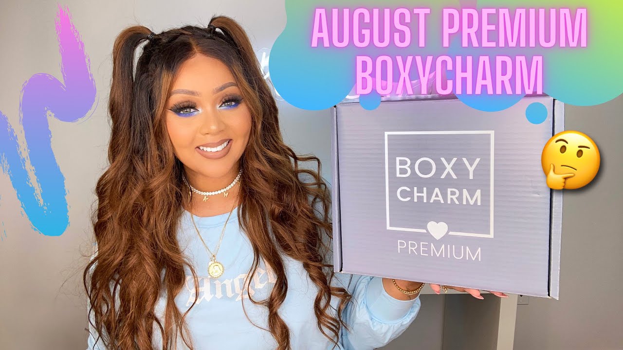 BOXYCHARM AUGUST 2021 $35 PREMIUM UNBOXING & TRY-ON ✨ BEAUTY BOX REVIEW ✨