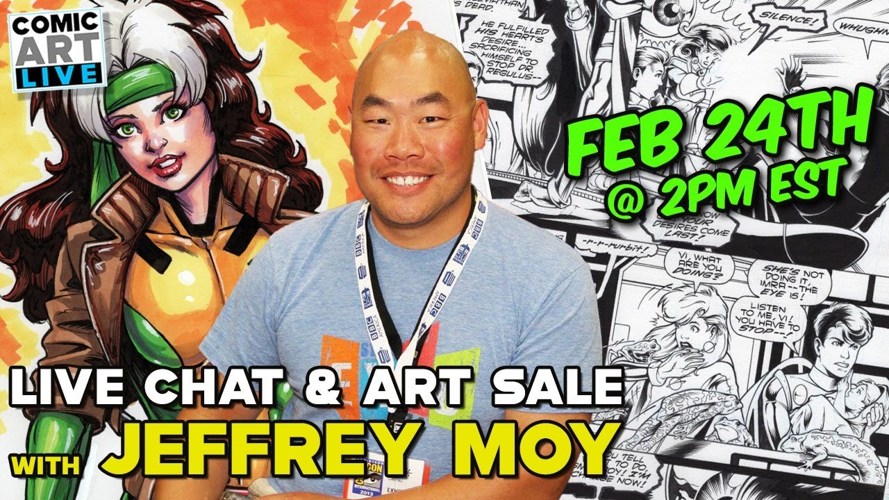 Live Art Sale and Chat with Comic Artist Jeffrey Moy