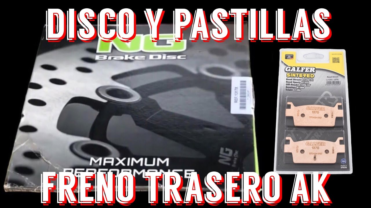 Cambiar Disco y Pastillas FRENO Trasero MOTO | Kymco AK 550