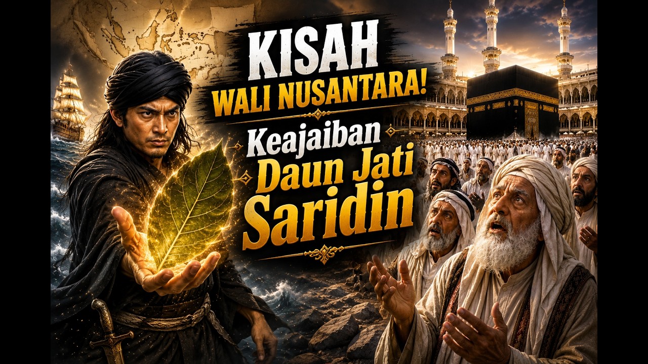 KISAH NYATA! Saat Daun Jati Saridin Membelah Samudera Hindia dan Mengguncang Mekkah