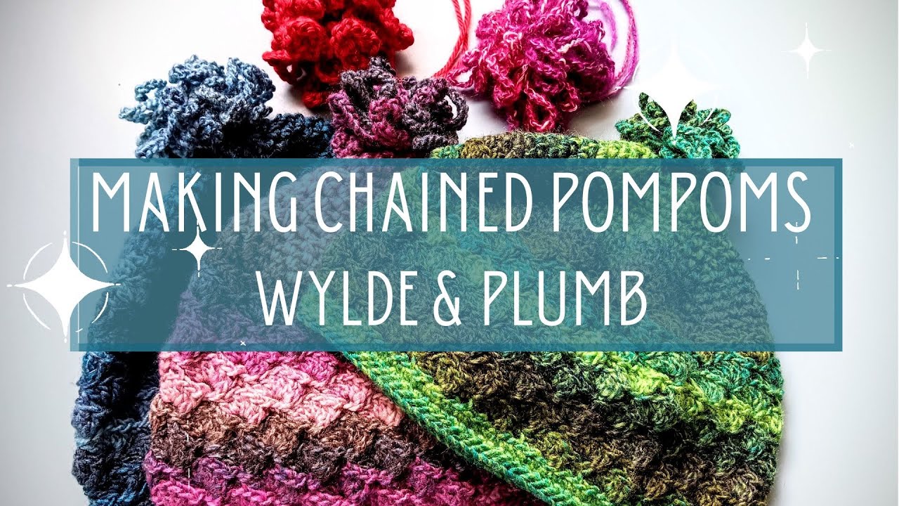 Making Chained Pompoms