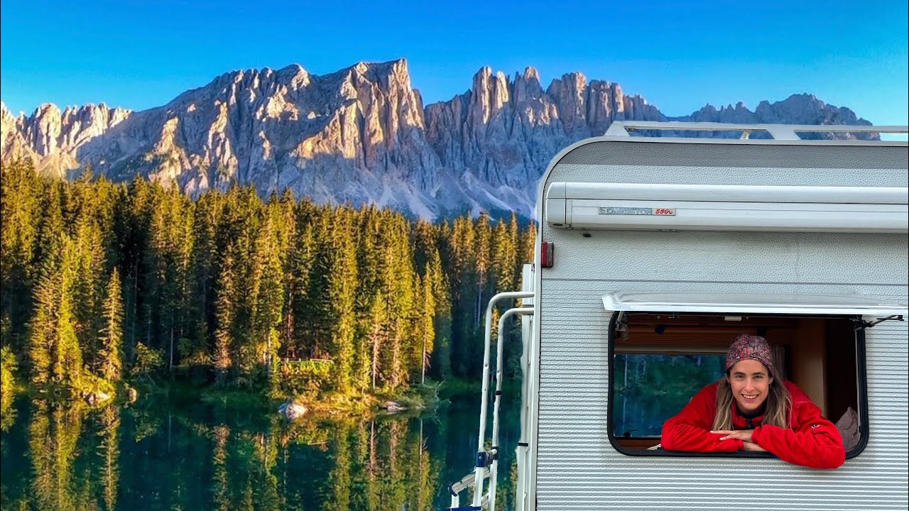 Dolomitok - Olasz Alpokban Vadkemping Lakóautóval 🇮🇹