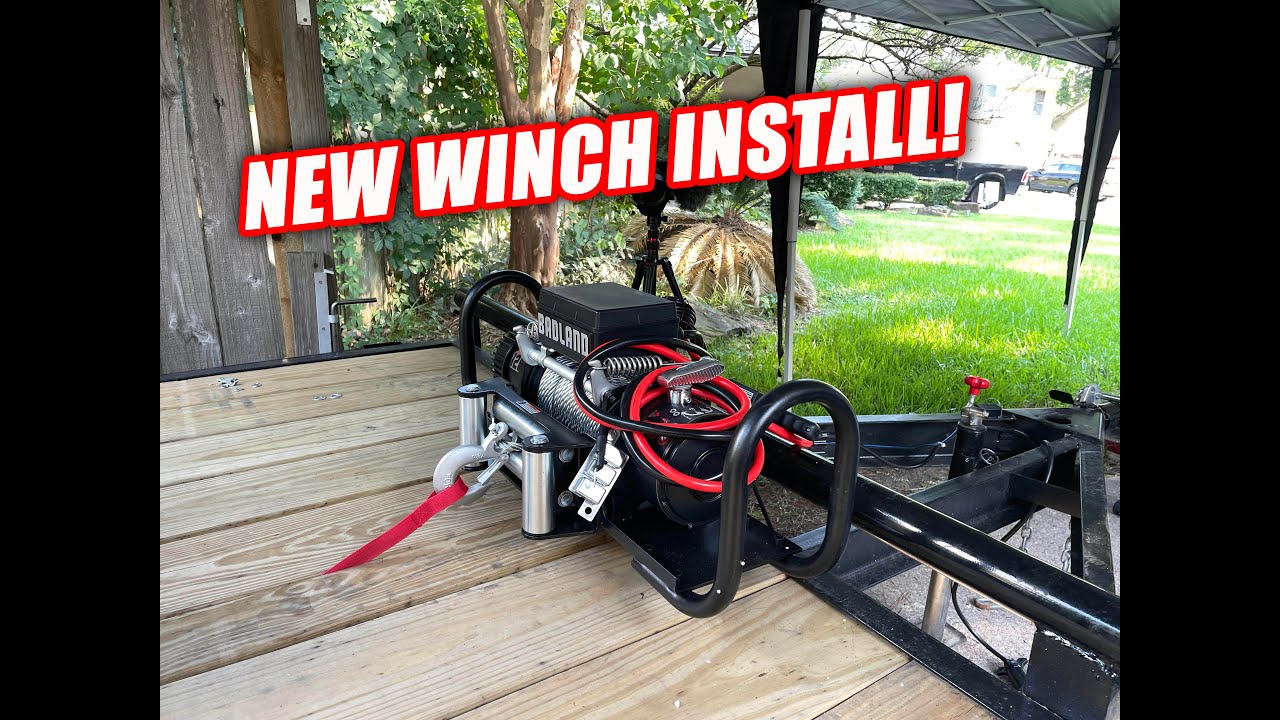 УСТАНОВИТЕ ЛЕБЕДКУ HABOR FRIEGHT 12 000 ФУНТОВ НА МОЙ ПРИЦЕП PHILS!