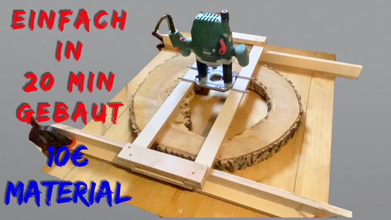 Planfr&auml;sen mit der Oberfr&auml;se / Schiebeschlitten bauen - DIY