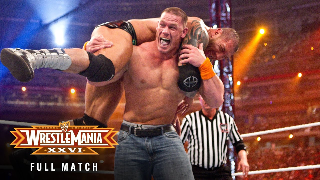 ПОЛНЫЙ МАТЧ — Батиста против Джона Сины — Матч за титул чемпиона WWE: WrestleMania XXVI