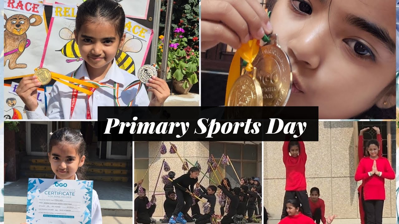Primary Sports Day..😊 #sports #vlog  #sportshighlights #glimpse #video #youtube 