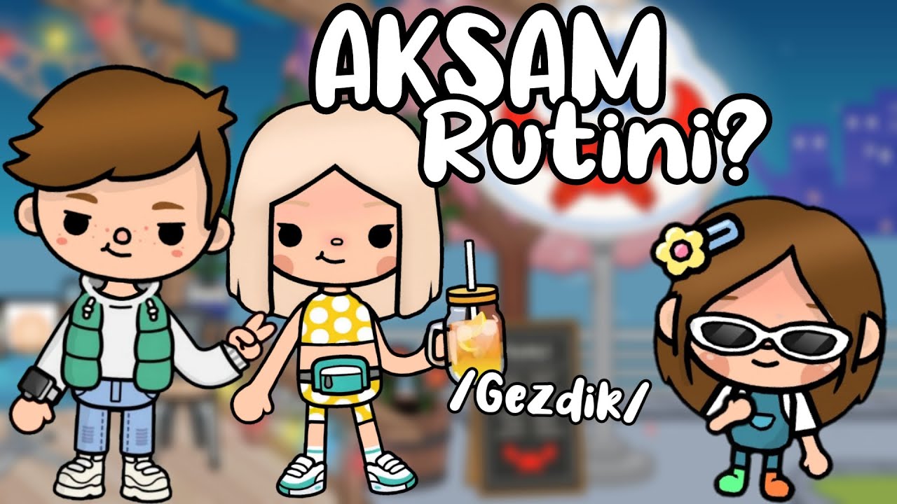 Akşam rutinimiz!! 🤩🌙 //Dev Akvaryum?! /Toca Life World Türkçe | TOCA DAİSY | #TDFC