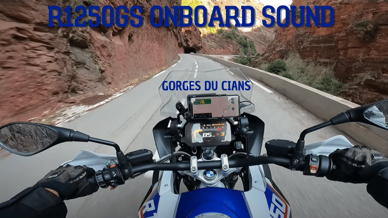 BMW R1250GS Onboard - Gorges du Cians @GoPro