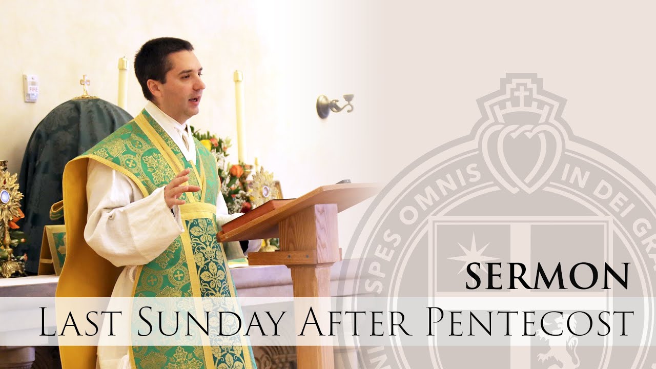 Sermon - Frequent Confession - Fr. Haynos - 11/20/22 - St. Thomas Aquinas Seminary
