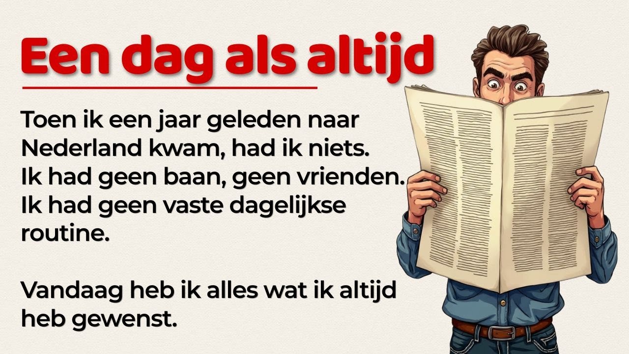 Een dag als altijd | Learn Dutch with Stories for Beginners (A1–A2)