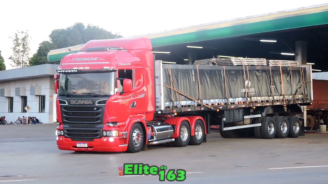 Scania top/ Pityssu saindo do posto...