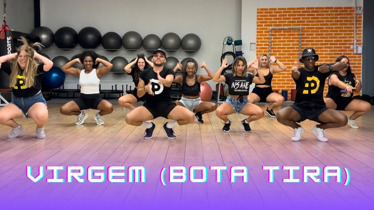 Bota Tira Empurra Encaixa _ Virgem - Turma do Cangaceiro e Mc Lya - Versão - Coreografia (DAP B2)
