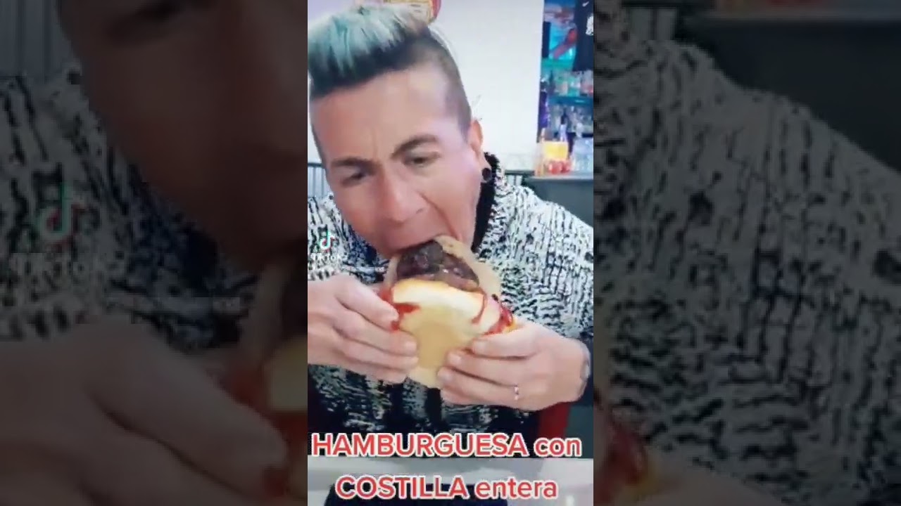 Hey Joe  🍔 🥩 La HAMBURGUESA QUE LLEVA DENTRO 1 COSTILLA ENTERA en #billybob #oviedo #shorts