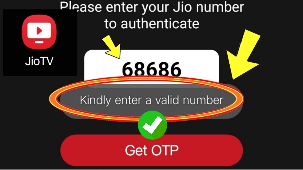 How to solve jio tv otp problem | jio tv otp kaise dalen | jio tv otp problem
