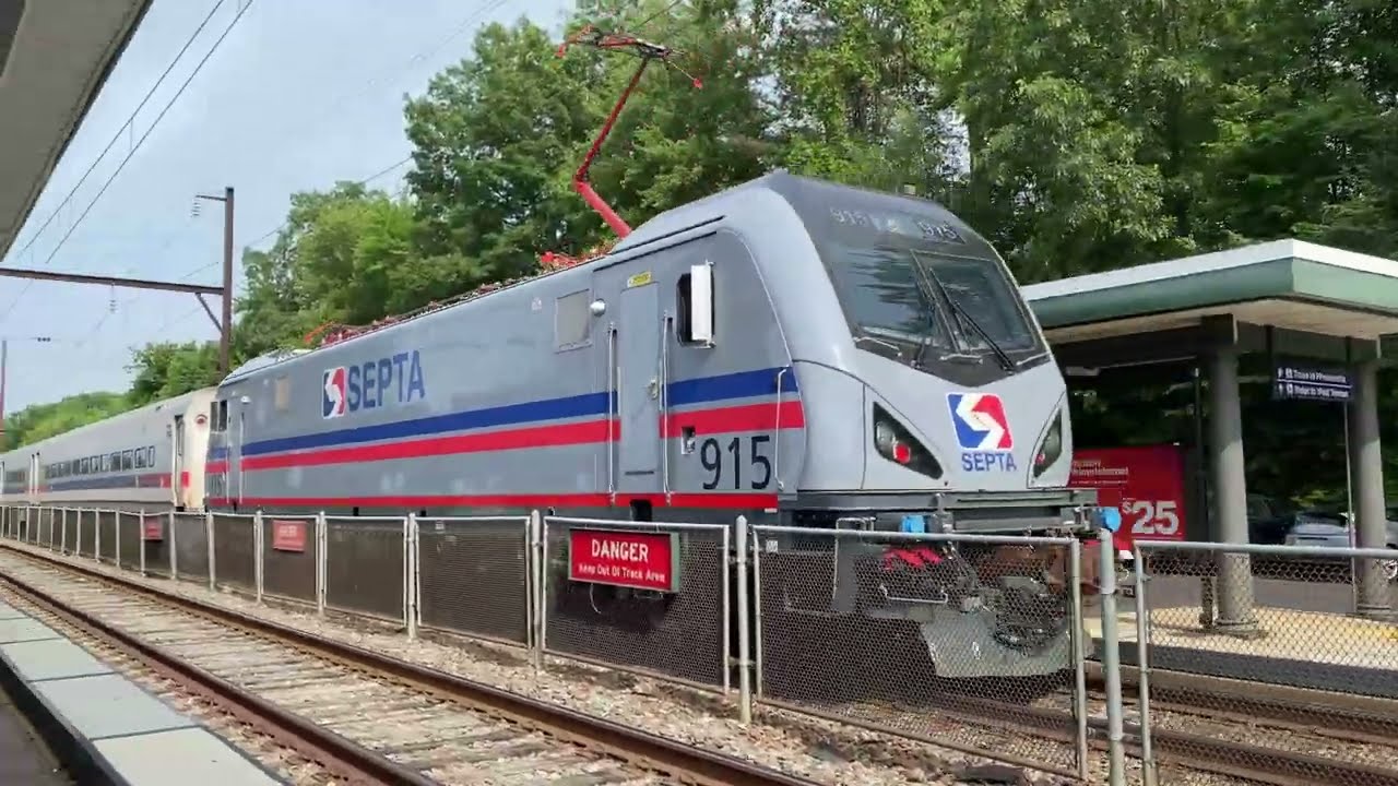SEPTA ACS-64 Push-Pull Trains On The Trenton & West Trenton Lines (June 2023)