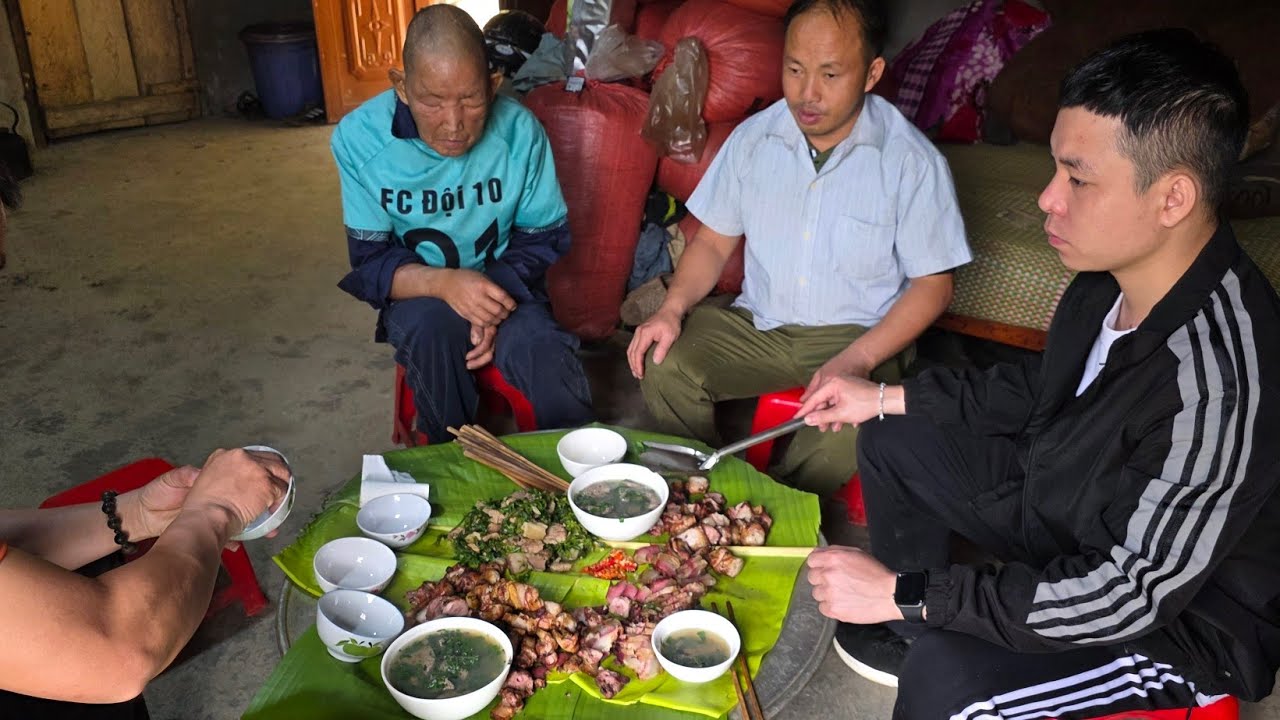 Mở đại tiệc toàn món ngon đón Đại Ca Ngài ra Viện mặt lại To Đoành. Nguyễn Tất Thắng
