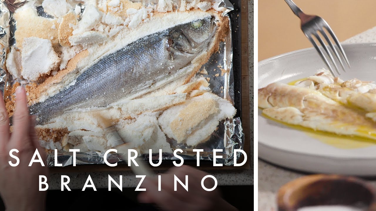 Salt Crusted Branzino