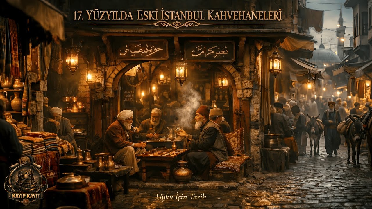 17. YÜZYILDA ESKİ İSTANBUL KAHVEHANELERİ (Uyku Getiren Video)