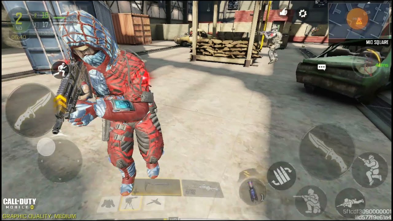 Call of Duty Mobile (CoDM) on Samsung Galaxy S7 (flat) 4GB RAM, Exynos Octa 8890, 2.6 Ghz