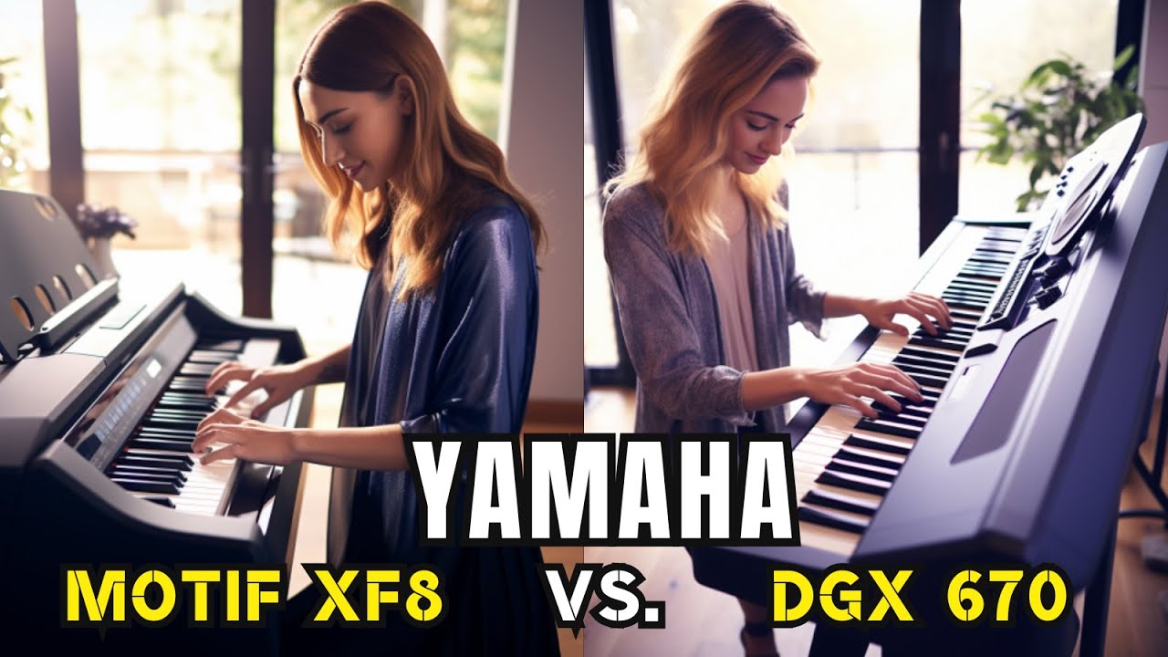 YAMAHA BATTLE DGX670 Vs. MOTIF XF8 😀🎹 why I got it...
