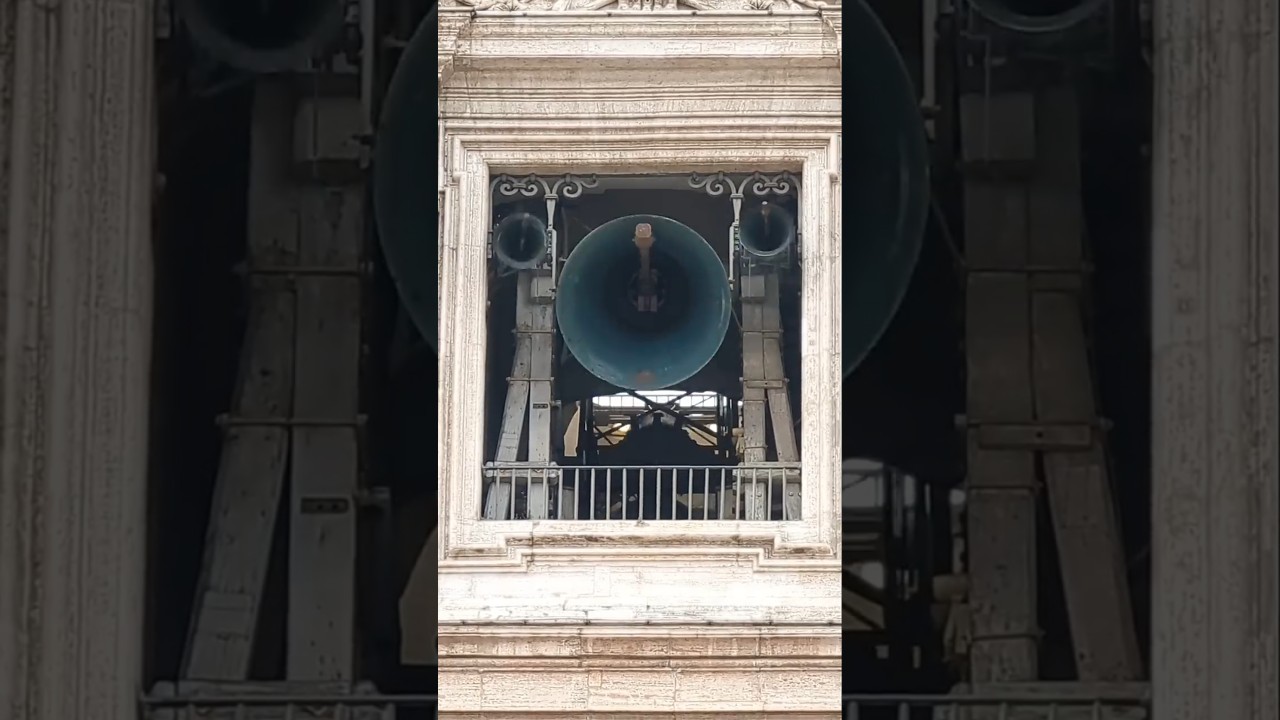Bells ringing at St. Peter's Basilica on 29/06/23