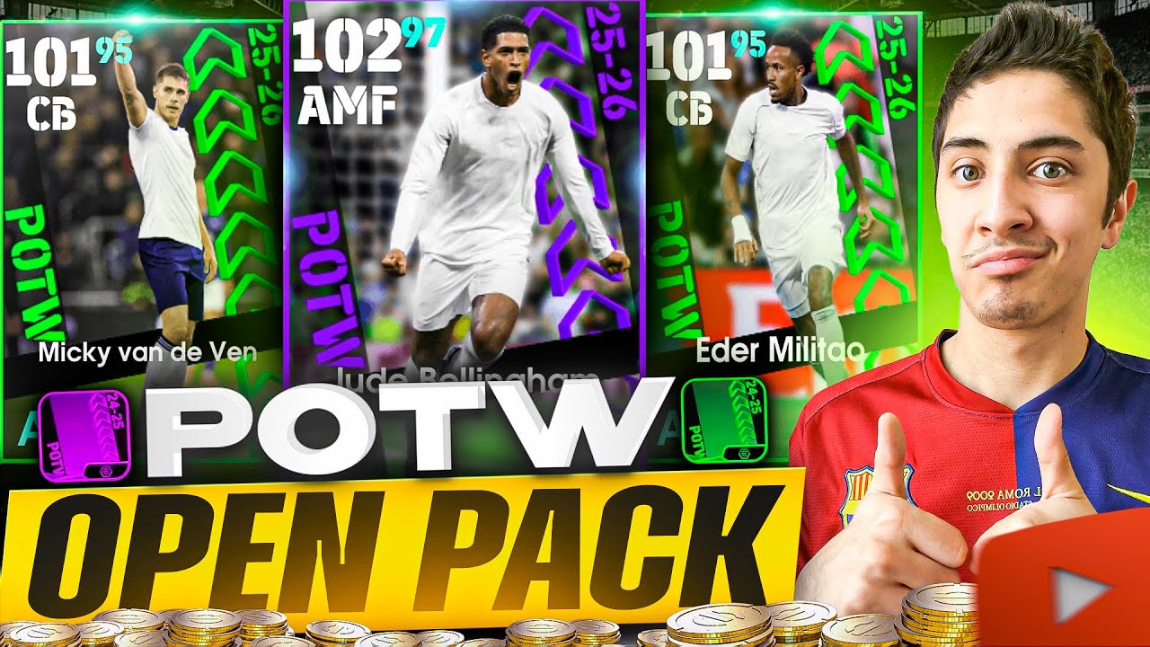 POTW OPEN PACK | OBUNACHIGA QARSHI MATCH | efootball mobile 2026