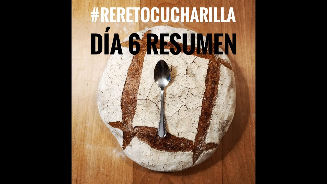 RE-reto cucharilla - Día 6 y resumen. Cómo hacer masa madre con harina común sin desperdiciar nada