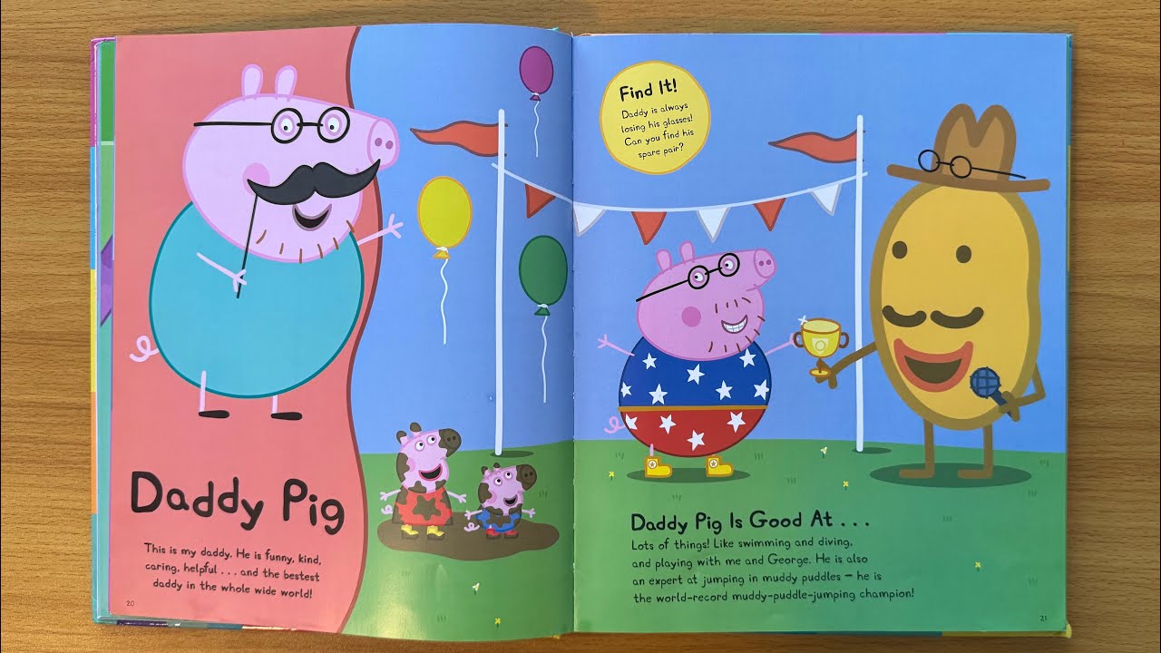 02: Peppa’s World: Read Aloud Book About Peppa’s Friends and Family for Children and Toddlers