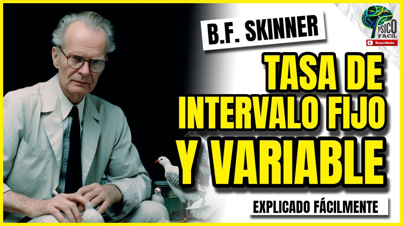 Skinner: TASA DE INTERVALO FIJO Y VARIABLE | Resumen con ejemplos