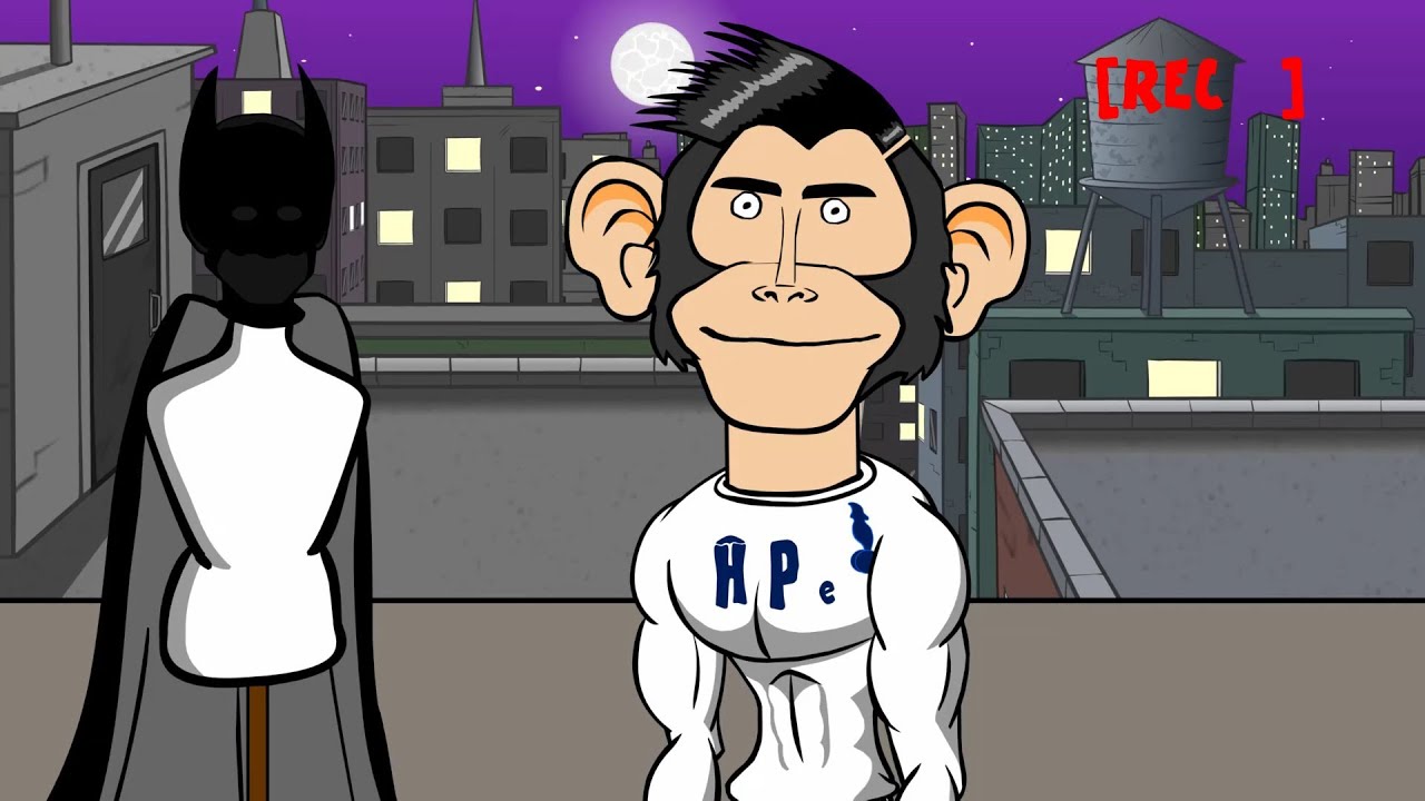 🐳GARETH BALE AS BATMAN🐳 by 442oons (Real Madrid football cartoon)