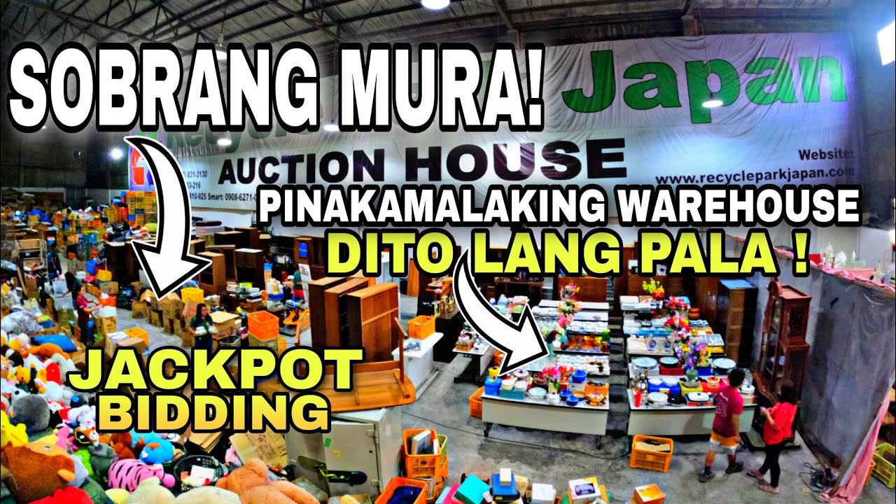 JAPAN SURPLUS AUCTION HOUSE SOBRANG MURA !! PINAKAMALAKING WAREHOUSE  DITO LANG PALA !!