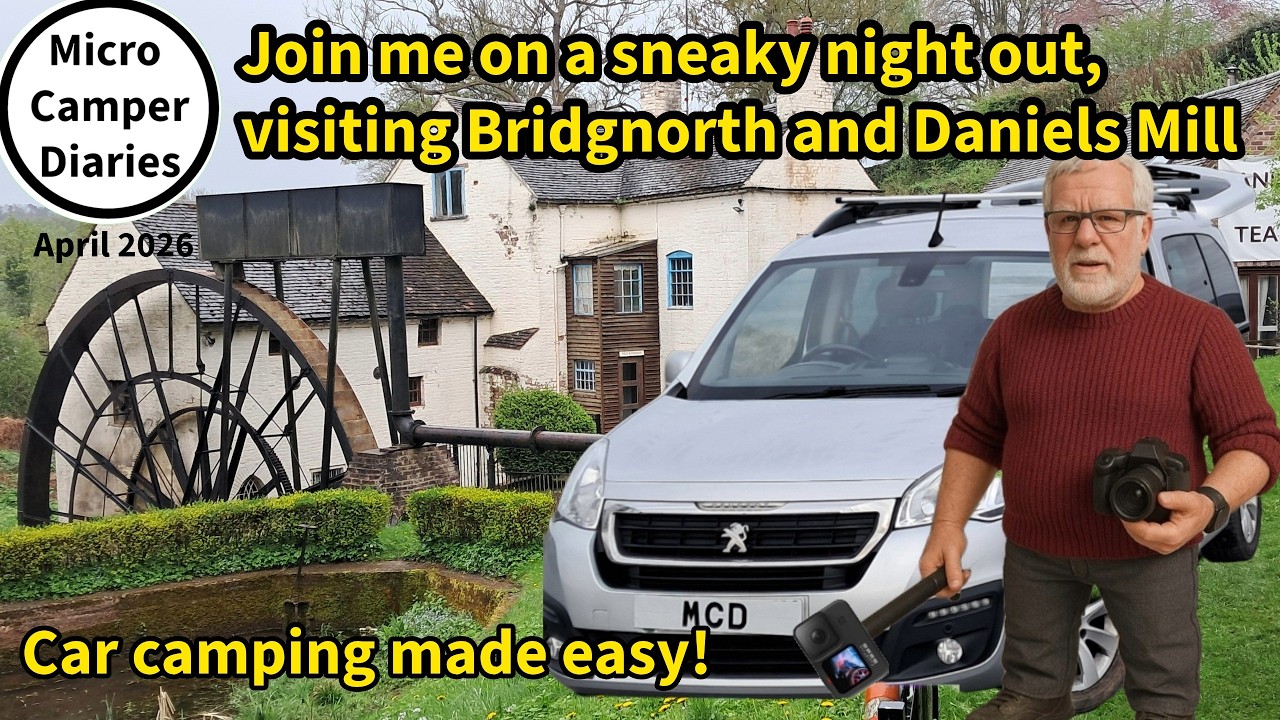 36. Micro Camper Diaries, Daniels Mill, Bridgnorth and the Halfway House pub and campsite!