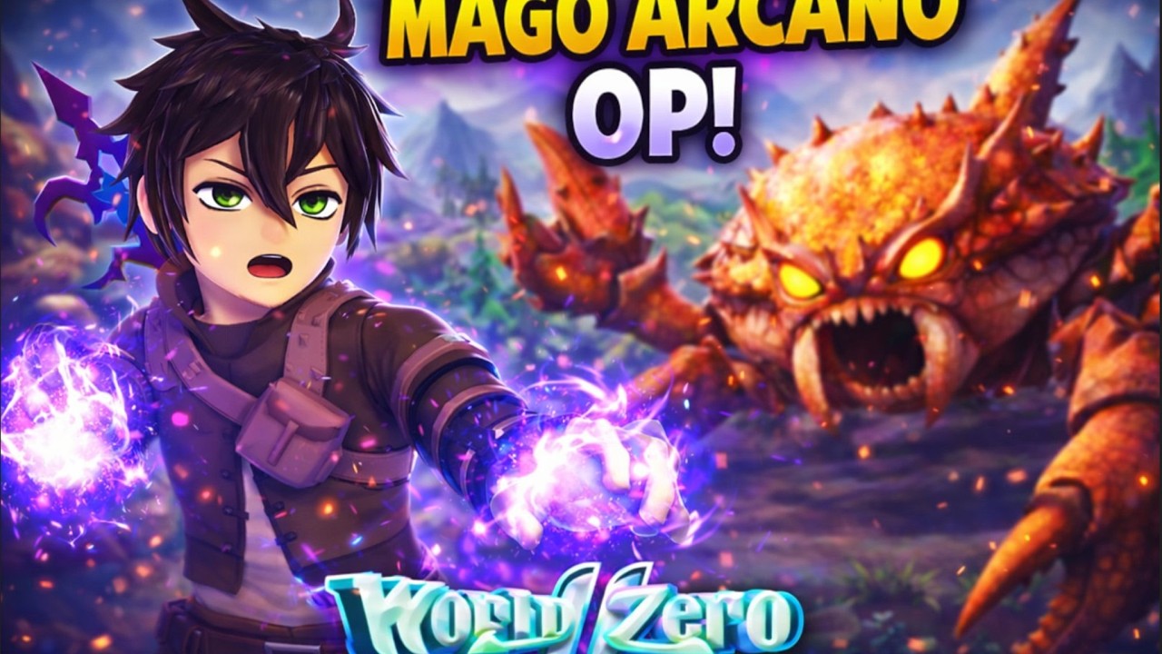 TESTEI o Mago ARCANO no World Zero... e ELE É MUITO OP!