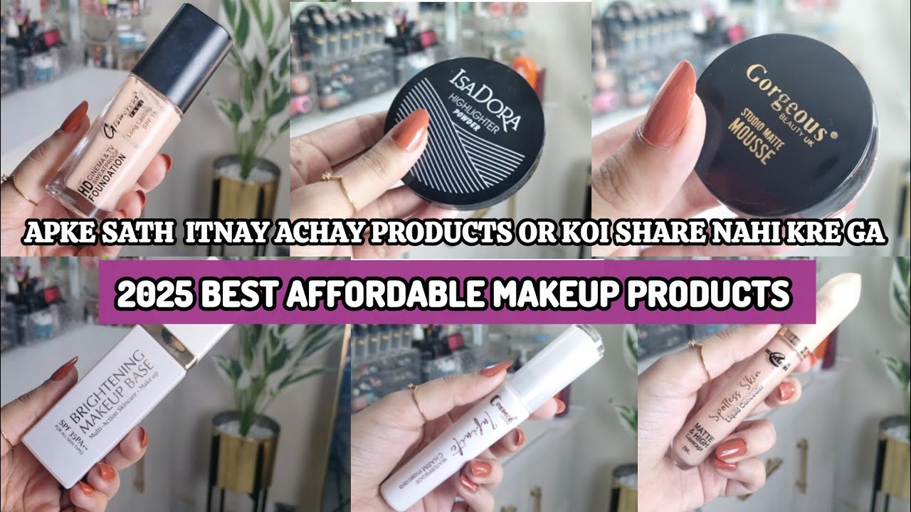 2025 best Affordable makeup products | Must haves