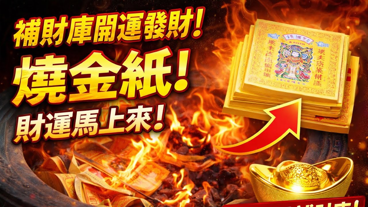 開運必看：天地開運發財金👉 補財庫不是燒金紙就有錢！？師兄揭露：這「4個字」才是發財金有效的真相！未天之聲｜未天子