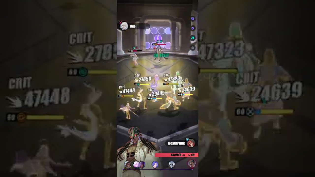 Dislyte Pvp highlights - Narmergeddon. you should always Kill Narmer first 😂😂😝 i lost! crazy Dmg!