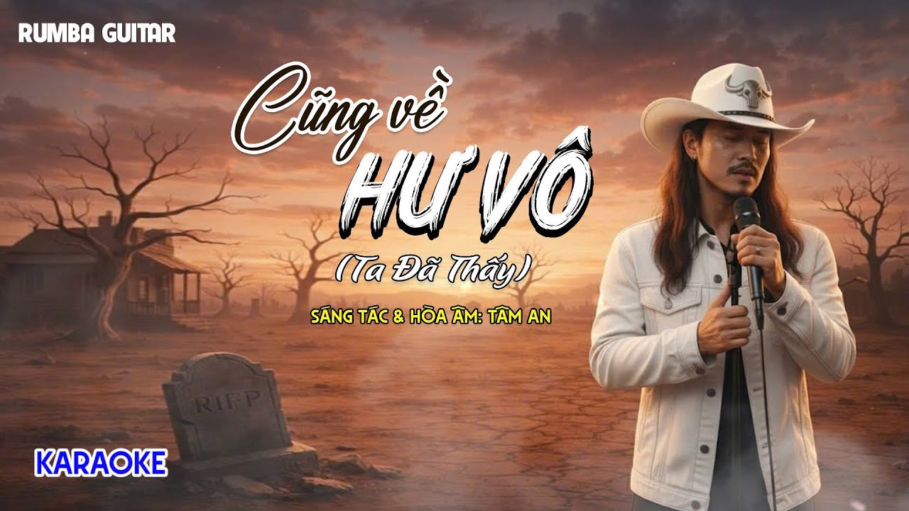 KARAOKE | CŨNG VỀ HƯ VÔ ( TA ĐÃ THẤY ) | BEAT GỐC RUMBA