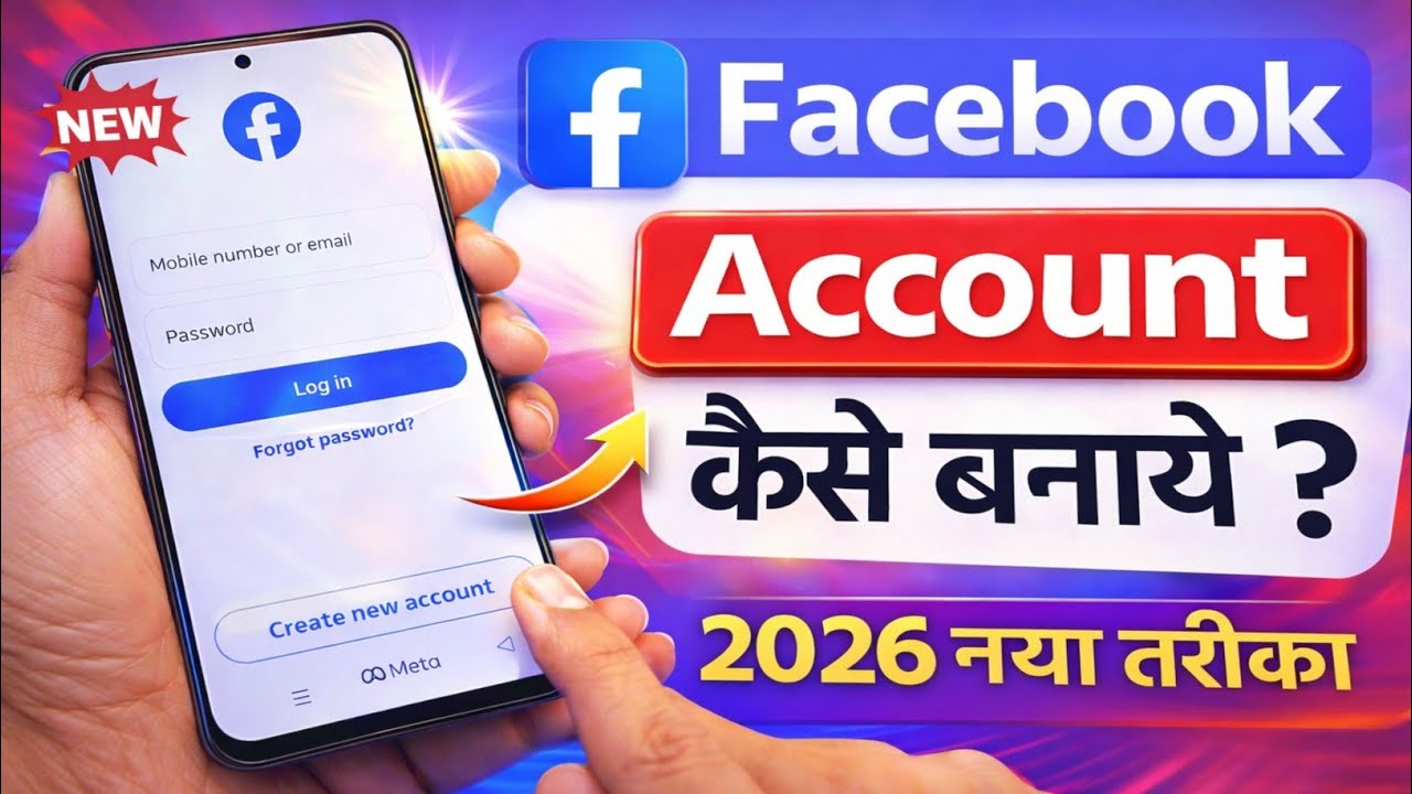 Facebook Account Kaise Banaye | Facebook Id Kaise Banaen | How to create facebook account