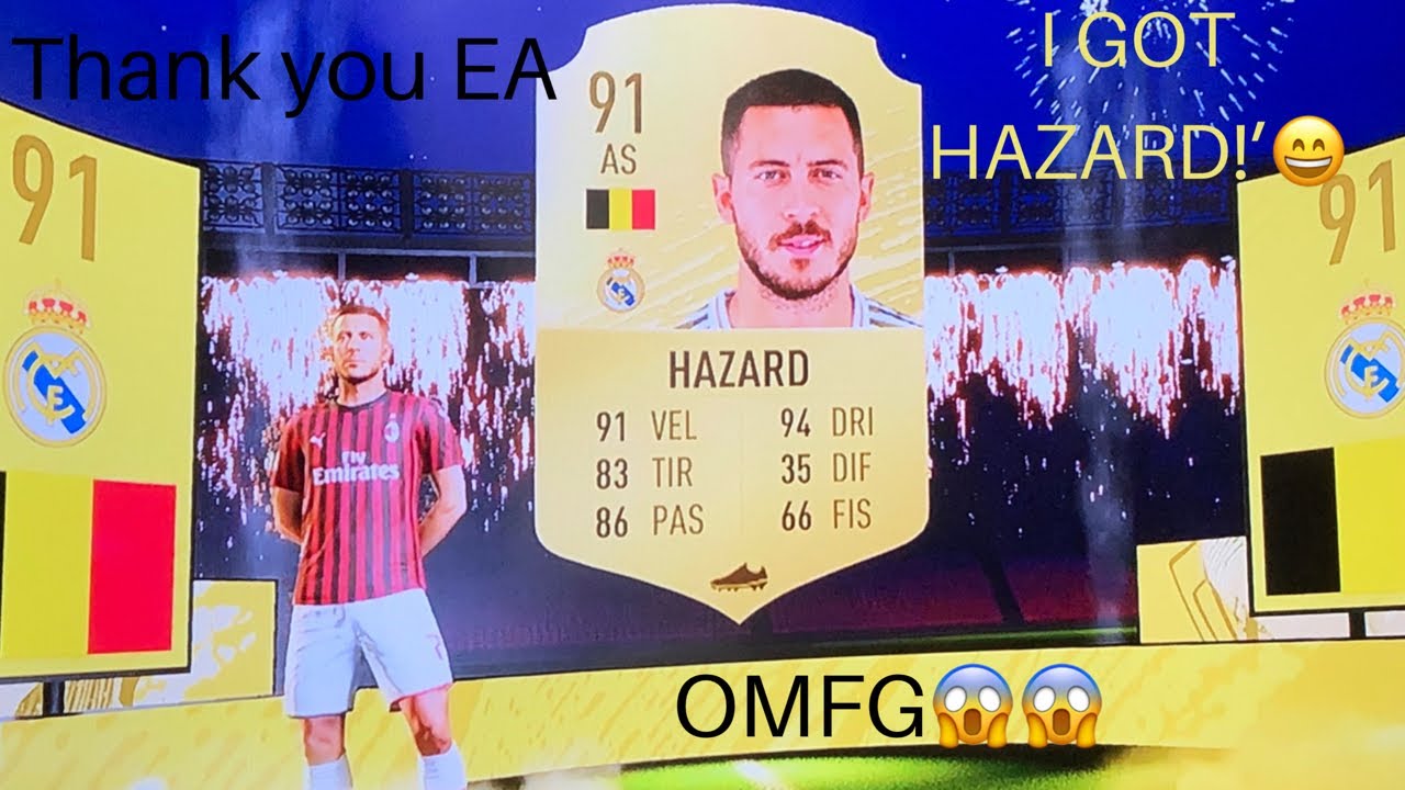 I PACKED EDEN HAZARD 91!!! FIFA 20