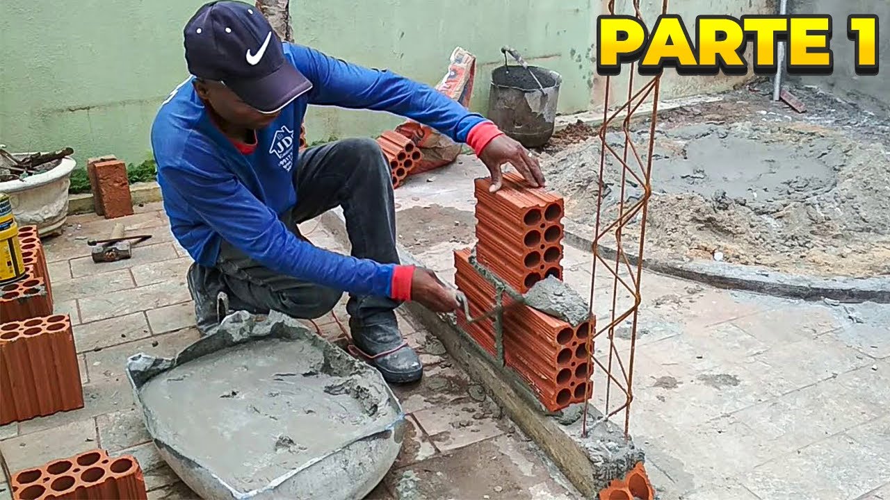 Como aprumar uma parede do in&iacute;cio parte 1