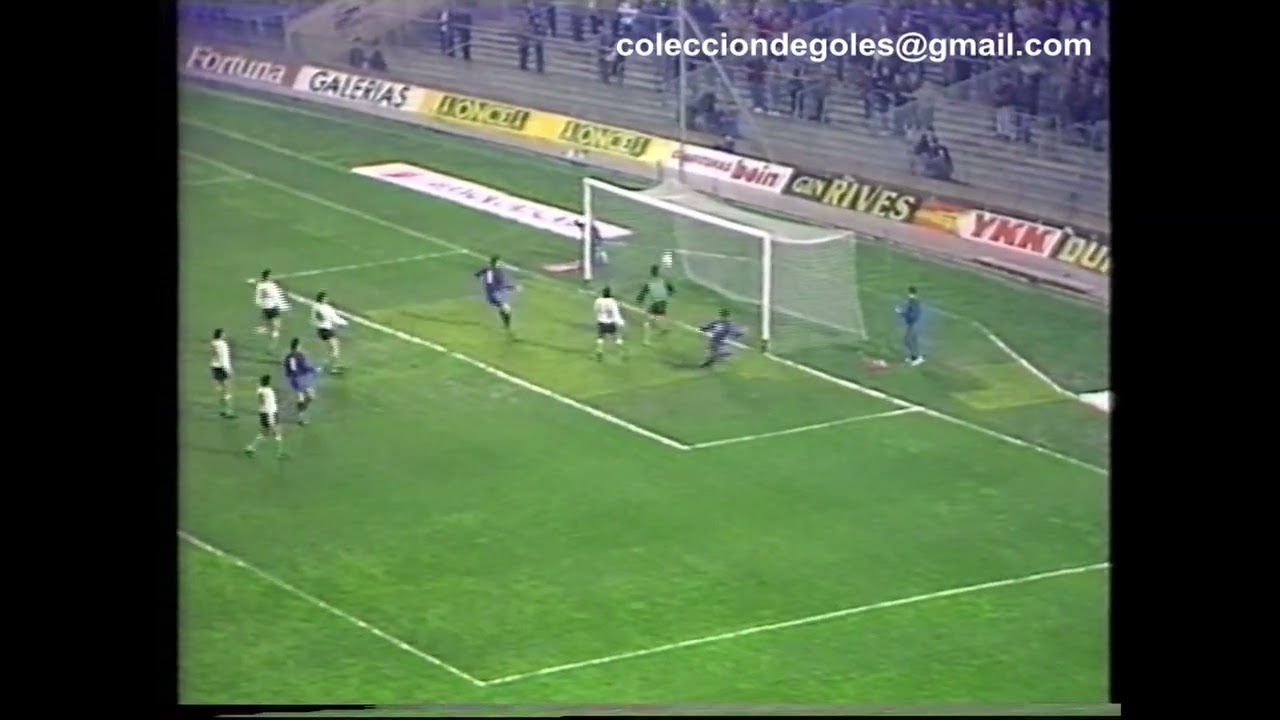 Goles Copa del Rey 1988-1989 Octavos de final - partidos de vuelta