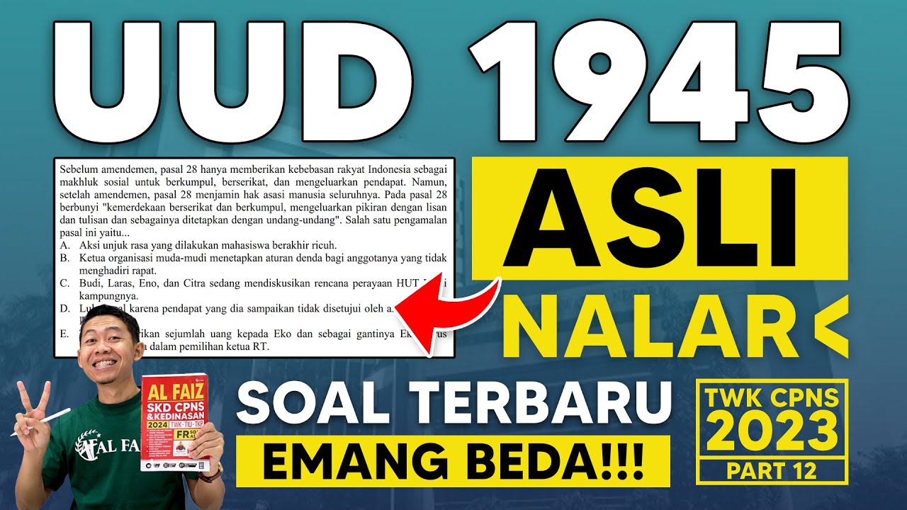 SOAL CPNS 2023 TWK - PENALARAN UUD 1945