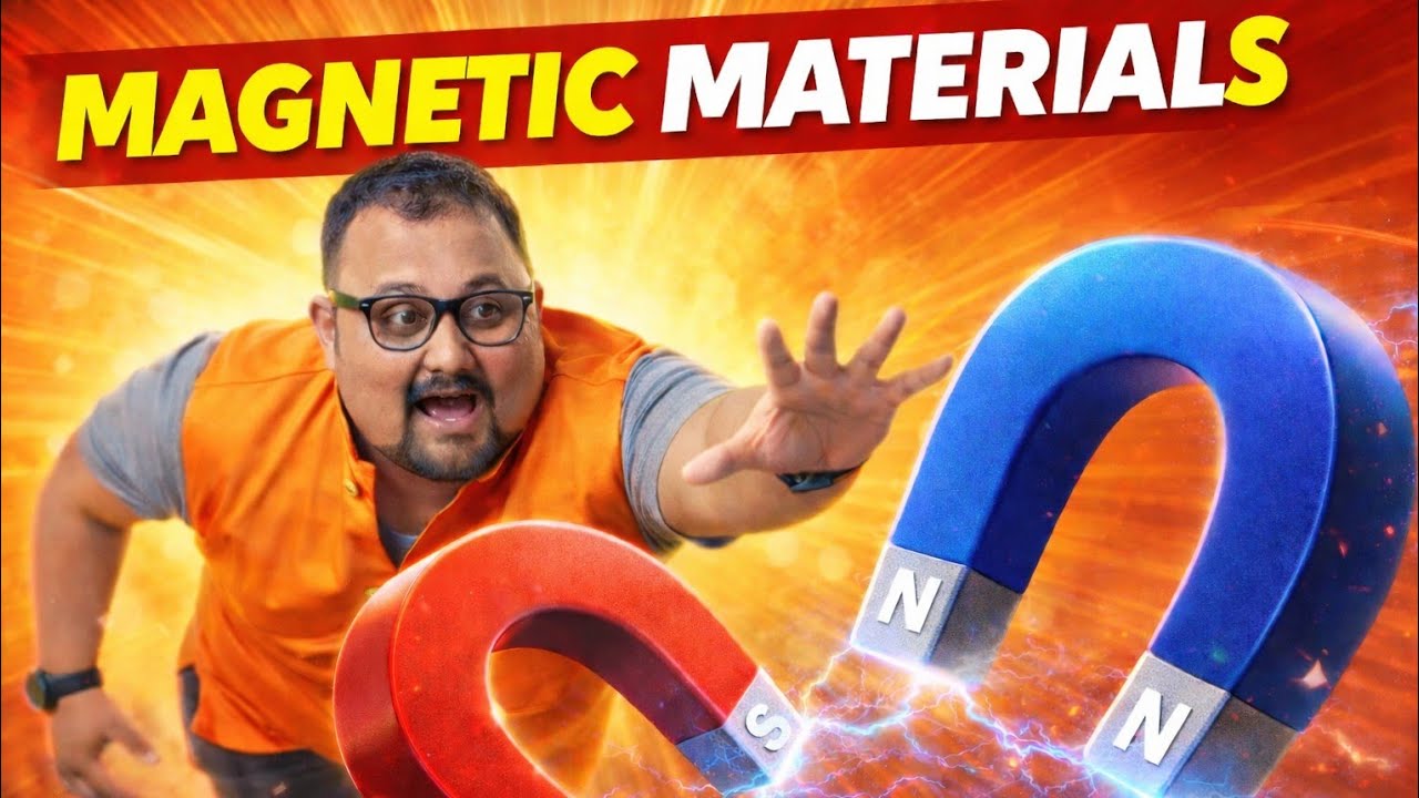 MagneticMaterials: The Masterclass| Class 12| Physics | Maharashtra Board| JEE | NEET |MH-CET |