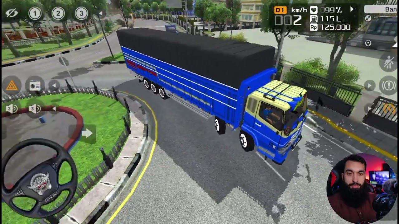 HEAVY LONG TRUCK DRIVE THROUGH BUSY CITY TRAFFIC | FULL ROAD JOURNEY | BUS SIMULATOR INDONESIA