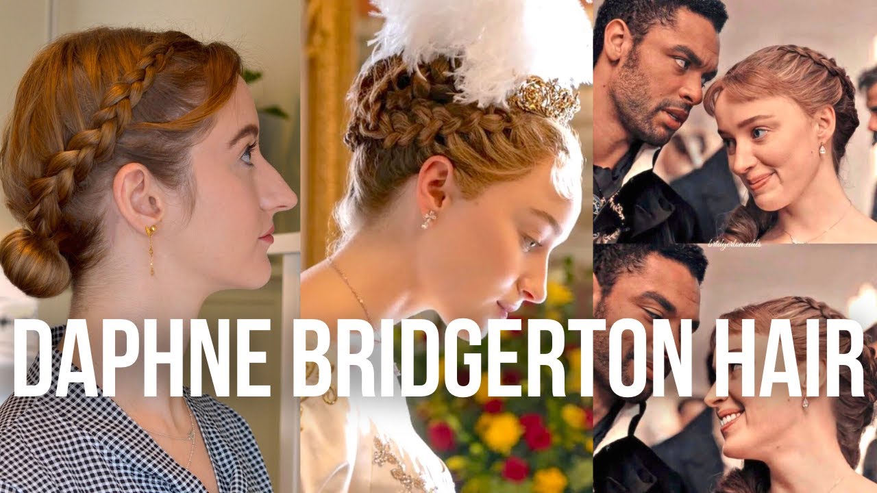 DAPHNE BRIDGERTON BOXER BRAIDS | Modern 1800s Easy Hair Stylist Tutorial