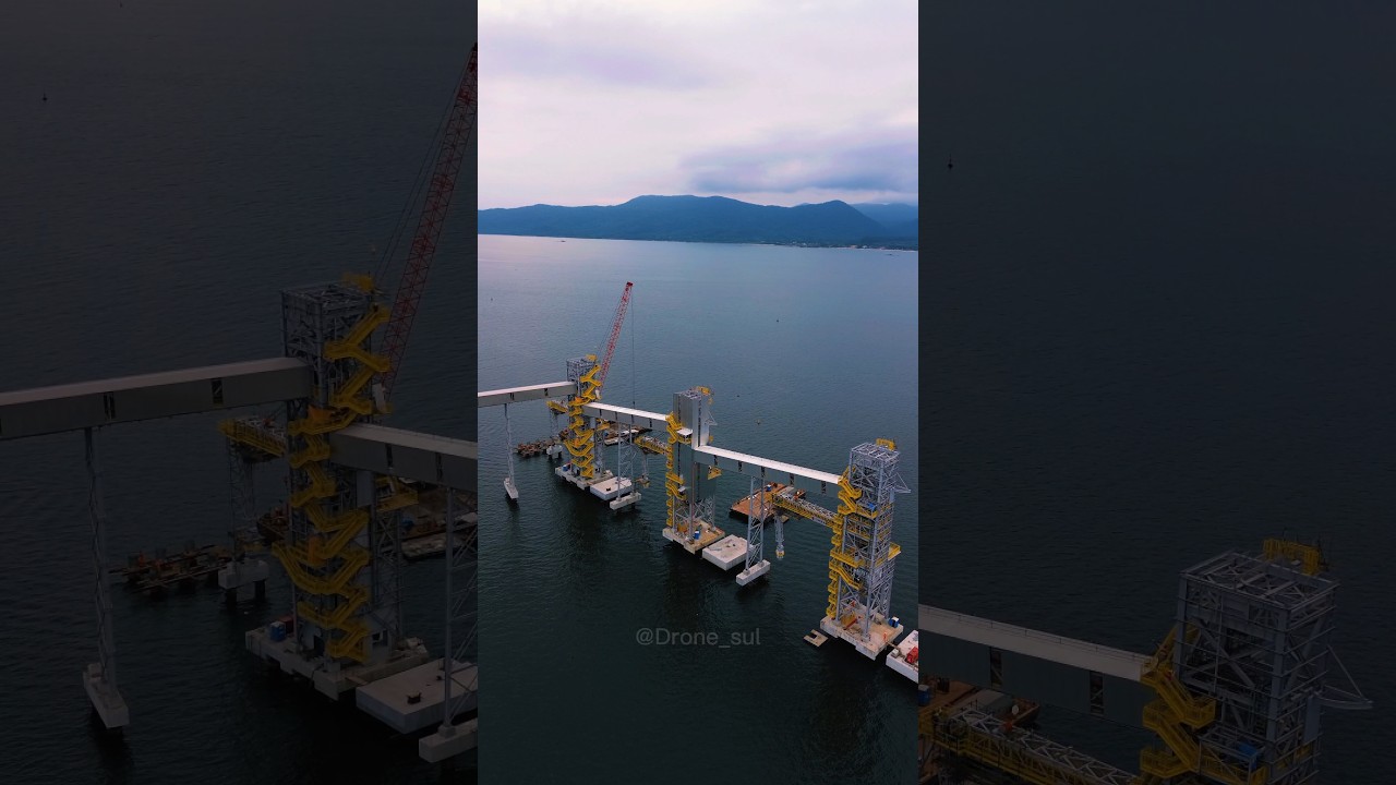 Veja como est&aacute; o andamento das obras do TGSC ⛴️🚢 (Terminal de gr&atilde;os de Santa Catarina) 👷🏻&zwj;♂️👷🏻&zwj;♂️