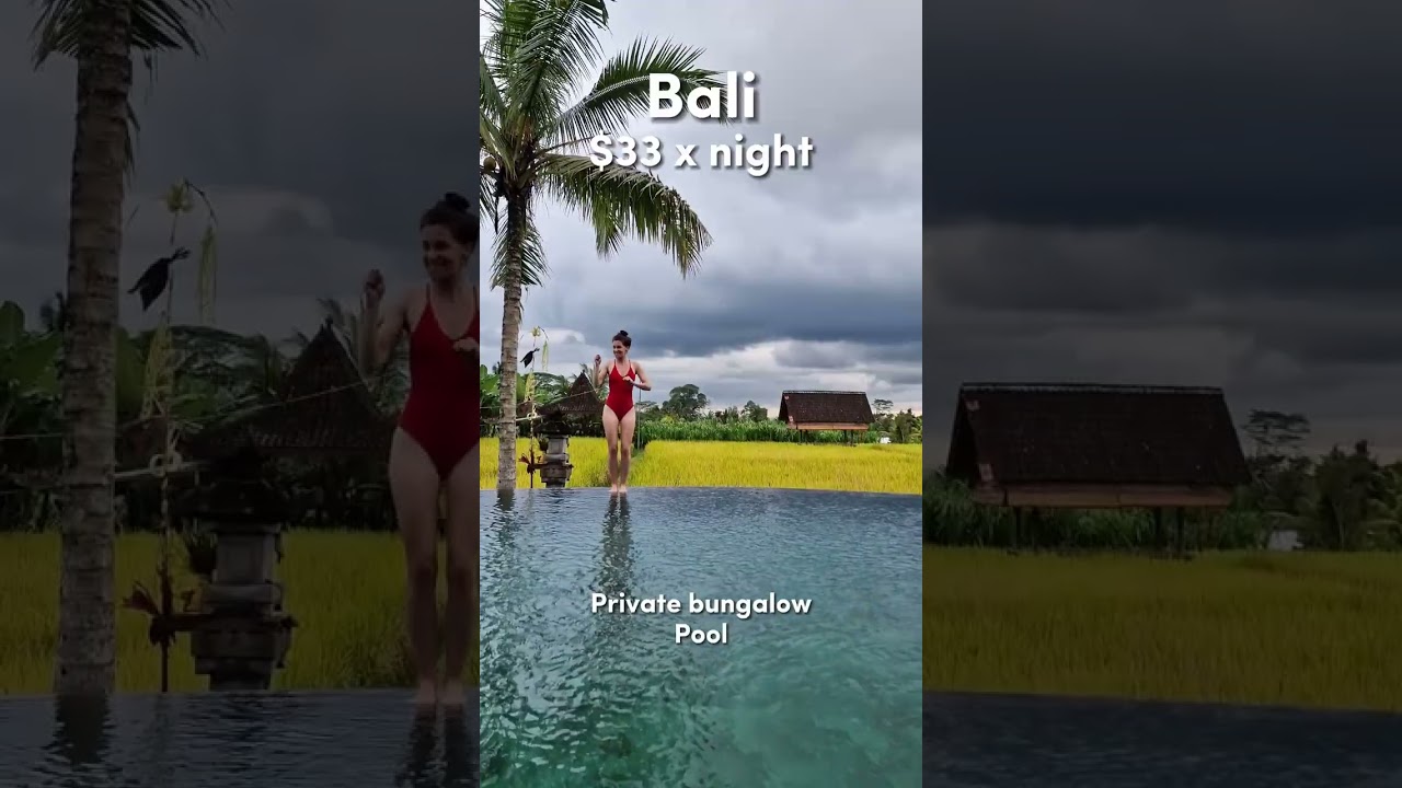 33 USD &times; night 🤯 &bull; private bungalow in Bali