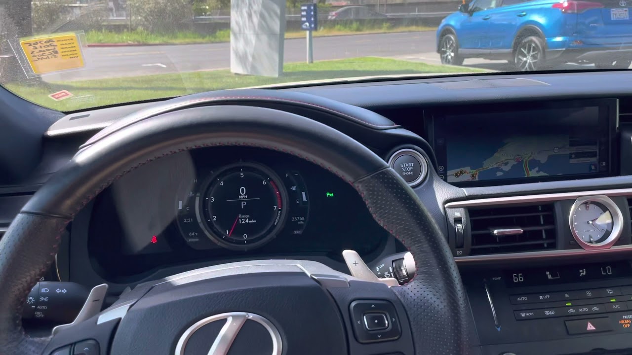 JC How to change the instrument display in a 2018 Lexus RC