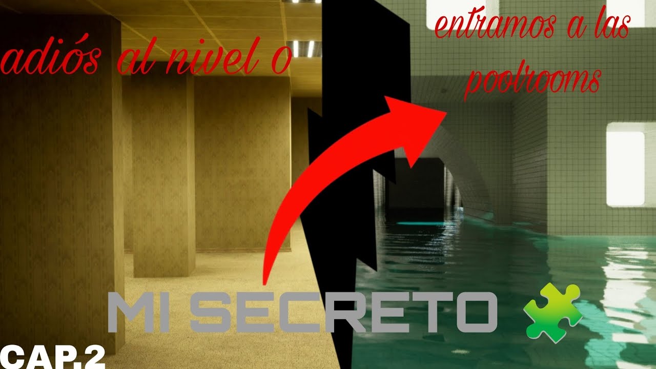 BACTERIA DE FRENTE: Casi no salgo vivo 💀 (Poolrooms & Glitches) BACKROOMS DESCENT