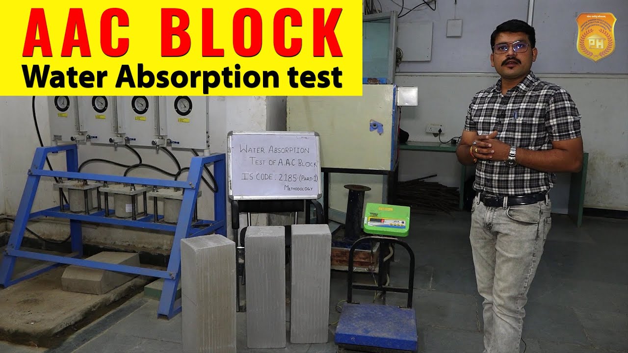 AAC Block water absorption test | Water Absorption Test For AAC Block